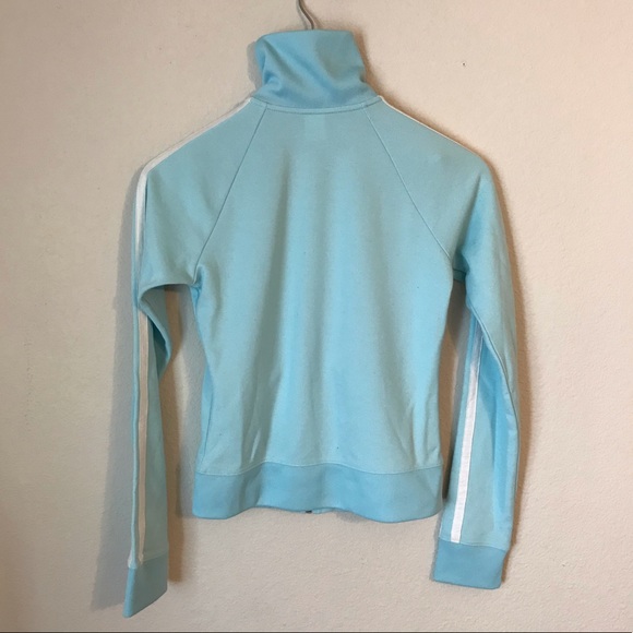 Hollister Light Blue Full Zip Logo Track Jacket - Picture 4 of 7